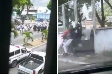 ¡DEBE VERLO! Reprimen a manifestantes opositores en Yaracuy: Colectivos aprovechan para robarlos (+Videos)