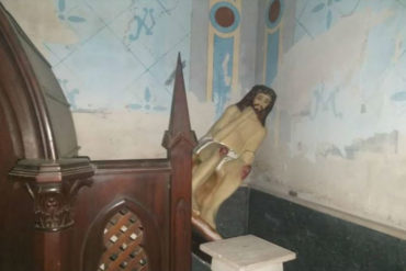 ¡QUÉ INDIGNANTE! Delincuentes desvalijaron iglesia de Tinaquillo en plena Semana Santa (se llevaron hasta la imagen del Nazareno) (+Fotos) (+Video)