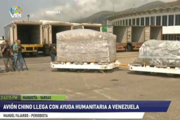 ¡LE CONTAMOS! Llega nuevo cargamento con supuesta ayuda humanitaria de China este #16May (+Foto)