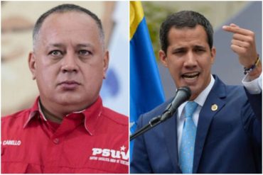 ¡DURO! Guaidó responde a la idea de Diosdado de efectuar “trueques”: “¿Qué van a entregar? ¿Un mazo por un kilo de pasta?”