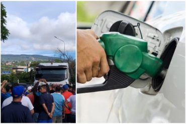 ¡REPRESIÓN! Tachirenses retienen gandola de gasolina y les responden con bombas lacrimógenas (+Fotos +Video)