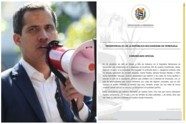 ¡SOLIDARIO! Guaidó rechazó los asesinatos durante protestas: «Reiteramos nuestro compromiso con el país y con sus familias» (+Comunicado)