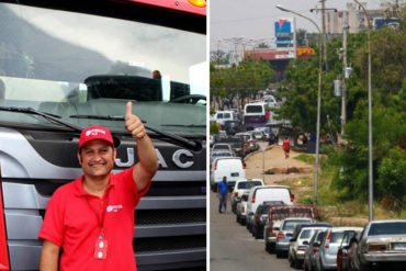 ¡CARA ‘E TABLAS! Pdvsa tilda de “Fake News” la escasez de gasolina pese a las kilométricas colas registradas en todo el país