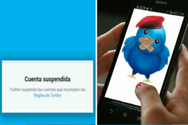 ¡UNA CUCHARADA DE SU PROPIA MEDICINA! Twitter suspendió cuenta de varios ministerios y medios afines a Maduro (+lista)