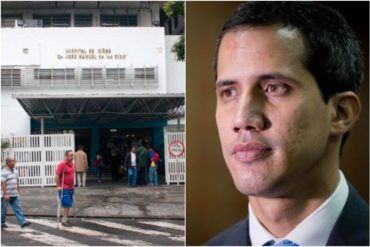 ¡ASÍ LO DIJO! Guaidó sobre decadencia del hospital J.M. de los Ríos: Esta es la realidad de Venezuela y la tragedia a la que le vamos a poner fin