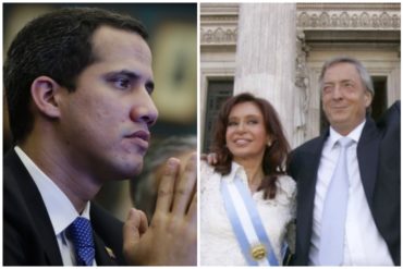 ¡DE FRENTE! Guaidó responsabiliza a Chávez y los Kirchner por la malversación de millones de dólares (+Video)
