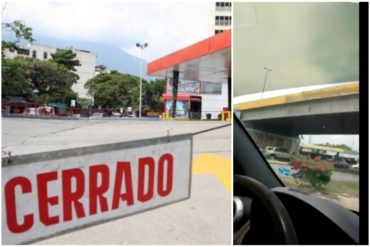 ¡GASOLINA NO HAY!: Así lucía este domingo una estación de servicio en el estado Lara (+Video)