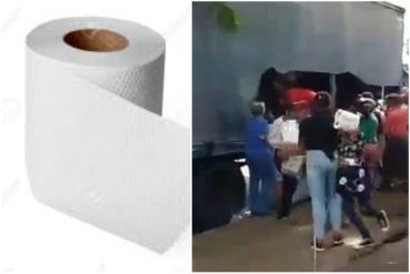 ¡INSÓLITO! Saquearon un camión que transportaba papel higiénico en Maturín (+Video)