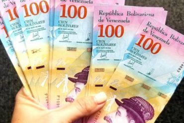 ¡SEPA! Aseguran que bancos limitan recepción de billetes de 100 bolívares