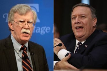 ¡ATENCIÓN! Bolton y Pompeo habrían discutido “opciones militares” para Venezuela desde el Pentágono este #3May