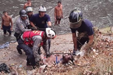 ¡HORROR! Hallan el cadáver de un hombre en el río Guaire: Habría sido arrastrado por la corriente (+Fotos fuertes)