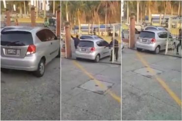 ¡HAMPA DESATADA! Cámaras captaron el momento que robaron un carro en El Hatillo (+Video)