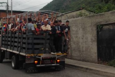 ¡SE LO MOSTRAMOS! Así se traslada la gente en el estado Trujillo ante la escasez de gasolina