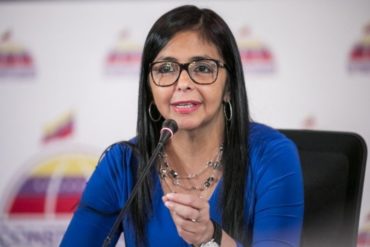 ¡EL COLMO! Delcy Rodríguez culpó al “bloqueo económico” de la muerte de un niño con leucemia