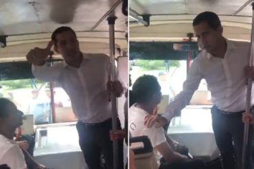 ¡IMPERDIBLE! Guaidó causa sensación en Barquisimeto al tomar el transporte público este #25May (+Video)