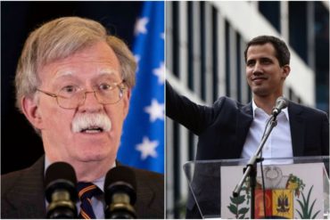 ¡SEPA! EEUU espera fortalecer cooperación con el gobierno interino de Guaidó, anuncia Bolton