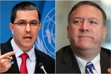 ¡SIGUE EL SHOW! Arreaza a Pompeo: Sigue “divagando con su infinita obsesión por un cambio de gobierno por la fuerza en Venezuela”