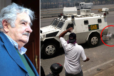 ¡DESPRECIABLE! El comentario de Mujica sobre disturbios en Venezuela: “No hay que ponerse delante de la tanqueta” (+Video)