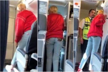 ¡ESCANDALOSO! Bajaron de un avión a Laura Bozzo por “violar normas de seguridad” (+Video)