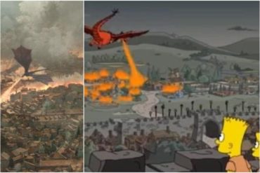 ¡QUÉ MIEDO! Más acertados que Nostradamus: Los Simpsons también “predijeron” este capítulo de Games of Thrones (+Video)