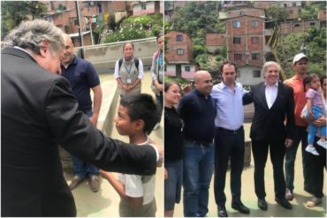 ¡MÍRELO! Almagro visitó a los venezolanos en Medellín: “Huyeron obligados de la dictadura” (+Fotos)