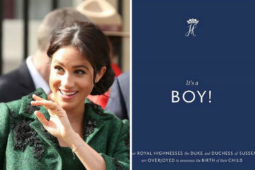 ¡ÚLTIMO MINUTO! Meghan Markle dio a luz a un niño este #6May, confirma la casa real