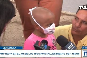 ¡DOLOROSO! “Le pido a Dios que me cure, que nos cure a todos”: Lo que dice una niña hospitalizada en el J.M. de los Ríos (+Video)