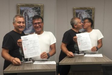 ¡QUÉ VIVA EL AMOR! Celebran matrimonio igualitario tras 37 años de vida en pareja (En Venezuela aún no es legal + Reacciones)