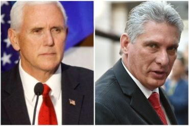 ¡HASTA CON EL TOBO! Las 5 frases con las que Pence fustigó a Cuba por mantener como «rehenes» a los venezolanos (+Video)