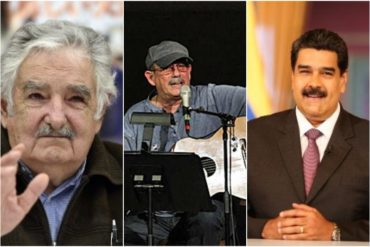 ¡AH, OK! Silvio Rodríguez y “Pepe” Mujica piden “respaldo” para el régimen de Maduro