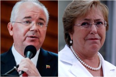 ¡QUE ABRA BIEN LOS OJOS! Rafael Ramírez espera que Bachelet “pueda ver más allá” del “maquillaje” que le montará el régimen