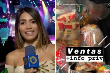 ¡POLÉMICA! Estallaron a esta presentadora de Globovisión por vender bolsas del CLAP en su Instagram (+imagen)