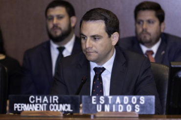 ¡MUY CLARO! Embajador de EEUU ante la OEA insta a celebrar presidenciales y parlamentarias “justas y libres” y “cuanto antes” en Venezuela