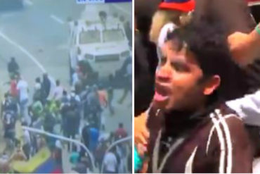 ¡QUÉ HORROR! El desgarrador testimonio sobre las tanquetas que atropellaron a manifestantes: «Los reventaron por dentro» (+Video)