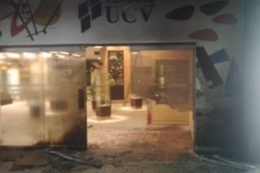 ¡LAMENTABLE! Incendian el recién inaugurado espacio Aula Café: Piden investigar al dueño y su vínculo con la UCV (+Fotos)