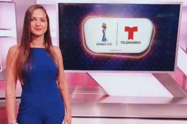 ¡PURO ORGULLO! Deyna Castellanos lució impactante en su primera foto oficial como comentarista de Telemundo