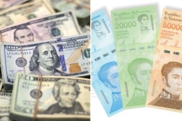 ¡IMPACTANTE! El dato de este economista: Por ahora, el billete de mayor denominación (el nuevo de 50.000 bolívares) equivaldrá a solo 8 dólares