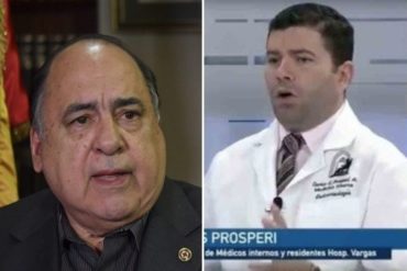 ¡FRONTAL! “Pareciera que es rojo rojito”: El médico Carlos Prosperi acusa al presidente de la Cruz Roja de tener un “doble discurso” (+Video)