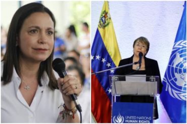 ¡SIN PELOS EN LA LENGUA! María Corina Machado reprocha la “comparación” de Bachelet entre el régimen y la oposición: “Injustificable”
