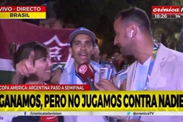 ¡DE LO PEOR! El despreciable mensaje de un medio argentino para reseñar el triunfo de su país ante Venezuela que reventó las redes (+Video)