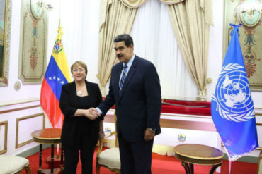 ¡LO ÚLTIMO! Michelle Bachelet se reúne con Maduro en Miraflores (+Video)