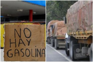 ¡LA LECHE EN RIESGO! Camiones que transportan materia prima están paralizados por escasez de gasolina (+Video)