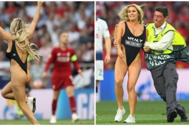 ¡POR ABUSADORA! La suma que deberá pagar la mujer que saltó al campo durante la final de las Champions League (+Cifra)