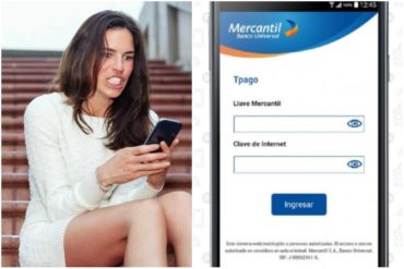 ¡NO SE PEGA UNA! Usuarios reportan fallas para acceder a la app del Banco Mercantil este #27Jun (+Reacciones en redes)