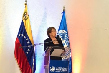 ¡LO DIJO! “Me duele lo que pasa en Venezuela»: el lamento de Bachelet tras culminar su visita de 3 días ¡LO DIJO! “Me duele lo que pasa en Venezuela»: el lamento de Bachelet tras culminar su visita de 3 días