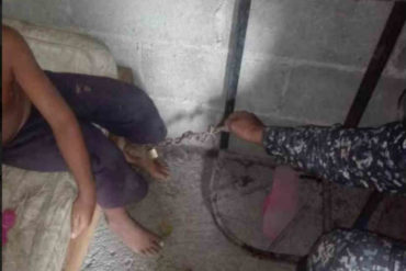 ¡ATROZ! Mujer mantenía encerrados en una habitación sucia a sus hijos en Lara: los encadenaba a un mueble de metal