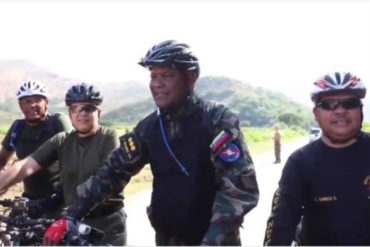 ¡SEPA! Suárez Chourio se fue a manejar bicicleta y volvió hablar de las amenazas de EEUU