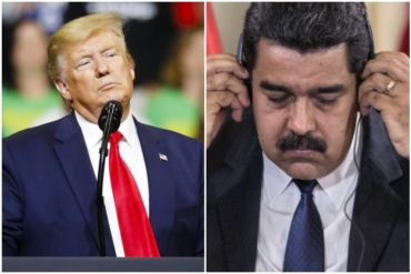 ¡DE FRENTE! Trump: Maduro es alguien despiadado y corrupto que vendió su país a la dictadura cubana