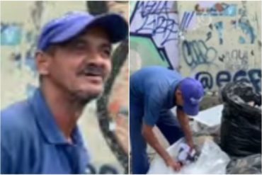 ¡GRAVE SITUACIÓN! “Nos estamos muriendo de hambre”: El duro relato de un albañil que busca comida en la basura (+Video)