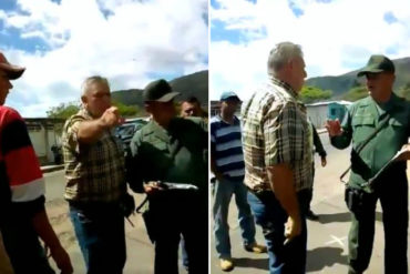 ¡PÍLLELO! El berrinche que armó el alcalde chavista de Michelena porque no lo dejaron colearse para surtir gasolina (+Video)